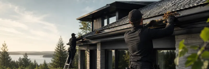 Gutter cleaning & repair